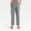 Women's High-Rise Slim Straight Fit Ankle Pull-On Pants - A New Day™ Heathered Gray XS
