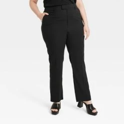 Women's High-Rise Regular Fit Full Length Straight Stovepipe Trousers - A New Day™ -A New Day Discount Mall GUEST e430c2d5 08e9 443c 92a9 38c46af89790