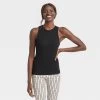 Women's Slim Fit Ribbed 2pk Bundle Tank Top - A New Day™