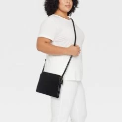 Double Gusset Crossbody Bag - A New Day™
