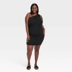 Women's Ruched Knit Mini Dress - A New Day™ -A New Day Discount Mall GUEST e8aacb91 8c0d 4034 a5a1 3b29939eb461