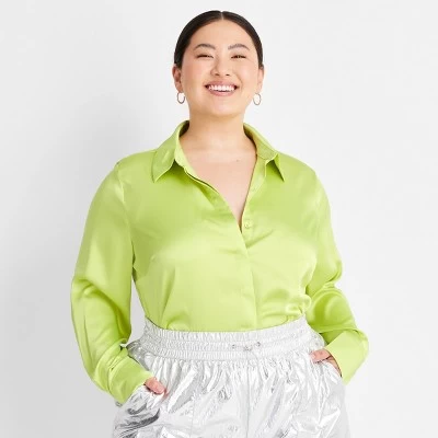 Women's Long Sleeve Button-Front Shirt - A New Day™ 9 Women's Long Sleeve Button-Front Shirt - A New Day™ - Image 9