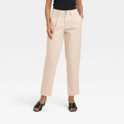 Women's Pleat Front Tapered Chino Pants - A New Day™ -A New Day Discount Mall GUEST edeaa020 2d66 44cc 8c00 d895240f7c1b