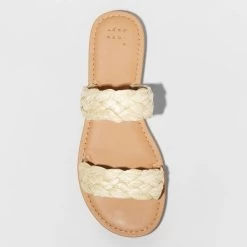 Women's Lucy Braided Slide Sandals - A New Day™ -A New Day Discount Mall GUEST f5aa3b10 44e7 4e10 a2d0 2591f0456021