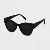 Women's Cateye Sunglasses - A New Day™ Black