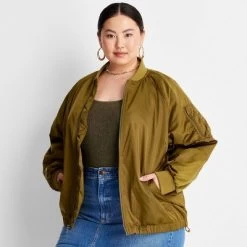 Women's Oversized Bomber Jacket - A New Day™ -A New Day Discount Mall GUEST f88dfc30 af04 4c88 8c2e 96874223cd11