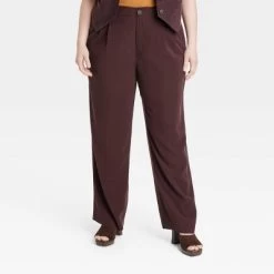 Women's High-Rise Relaxed Fit Full Length Baggy Wide Leg Trousers - A New Day™ -A New Day Discount Mall GUEST fa89858d 70bb 43d3 bfc3 e6420024e521