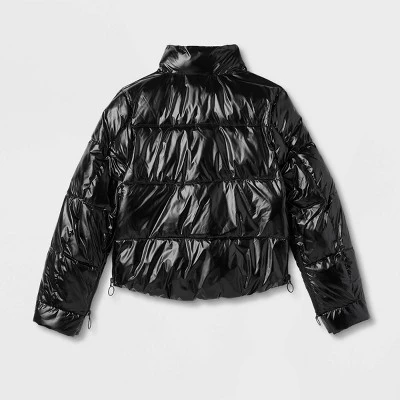 Women's Adaptive Seated Fit Relaxed Puffer Jacket - A New Day™ 1 Women's Adaptive Seated Fit Relaxed Puffer Jacket - A New Day™