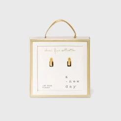 14K Gold Plated Huggie Hoop Earrings - A New Day™ 5 14K Gold Plated Huggie Hoop Earrings - A New Day™ -A New Day Discount Mall GUEST fced8e42 4d63 43cd b450 646cdfc3ff8e