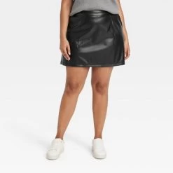 Women's Mini Faux Leather Skirt - A New Day™ -A New Day Discount Mall GUEST feedc6fe 1f9b 438b bd71 3921911a5d54