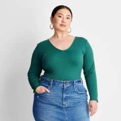 Women's Long Sleeve Slim Fit Reversible Seamless T-Shirt - A New Day™ -A New Day Discount Mall GUEST ff6b97d8 2717 4c96 96a0 dfed037252a5